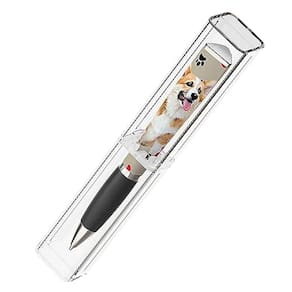 Caneta esferográfica ANINKABOVE I Love My Dog, presente Corgi de 3 lados