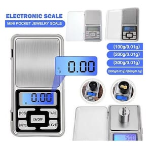 Mini Balança Digital De Alta Precisão 0,1G Até 500G
