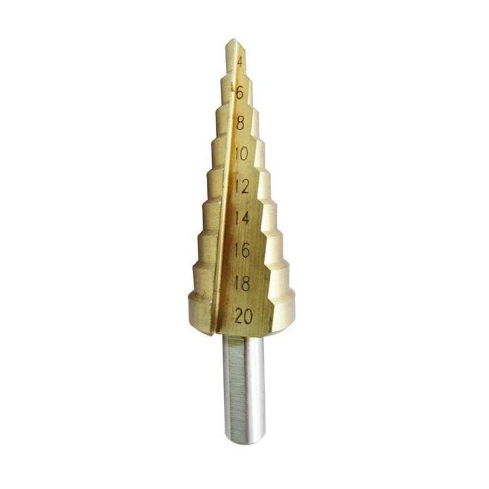 Broca Escalonada 4 A 20Mm Titânio 29.001 Disflex