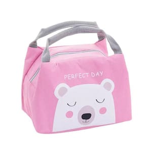 Bolsa Térmica Isolamento Térmico Desenho Ursinho Rosa