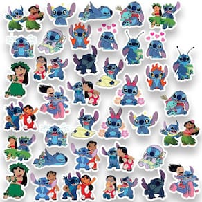 Cartela C/40 Adesivos Lilo E Stitch