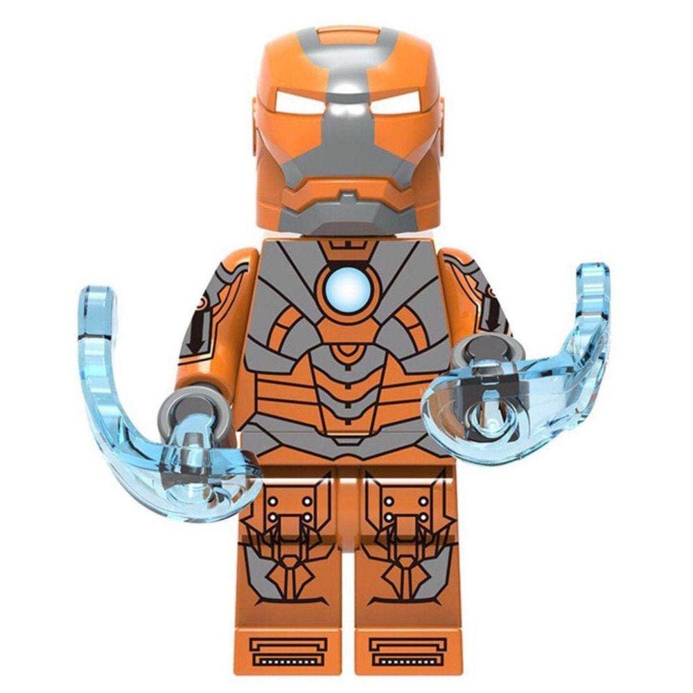 Boneco Blocos De Montar Homem De Ferro Armadura Mark Mk28