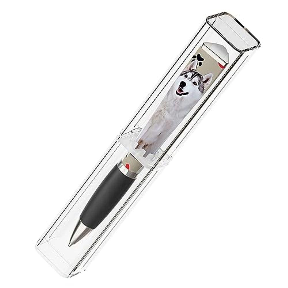 Caneta esferográfica ANINKABOVE I Love My Dog Design para cães de 3 lados
