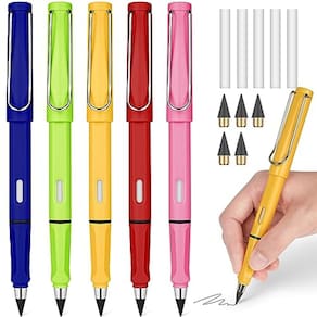 Lápis mágico OFFCUP Infinity 5 peças sem tinta com borracha e pontas