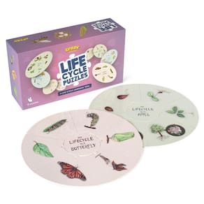 Conjunto de quebra-cabeças Life Cycle Montessori Science Kids 3+ Years