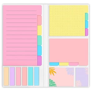 Conjunto de notas adesivas Niutop Post Self-Stick para planejador de diários