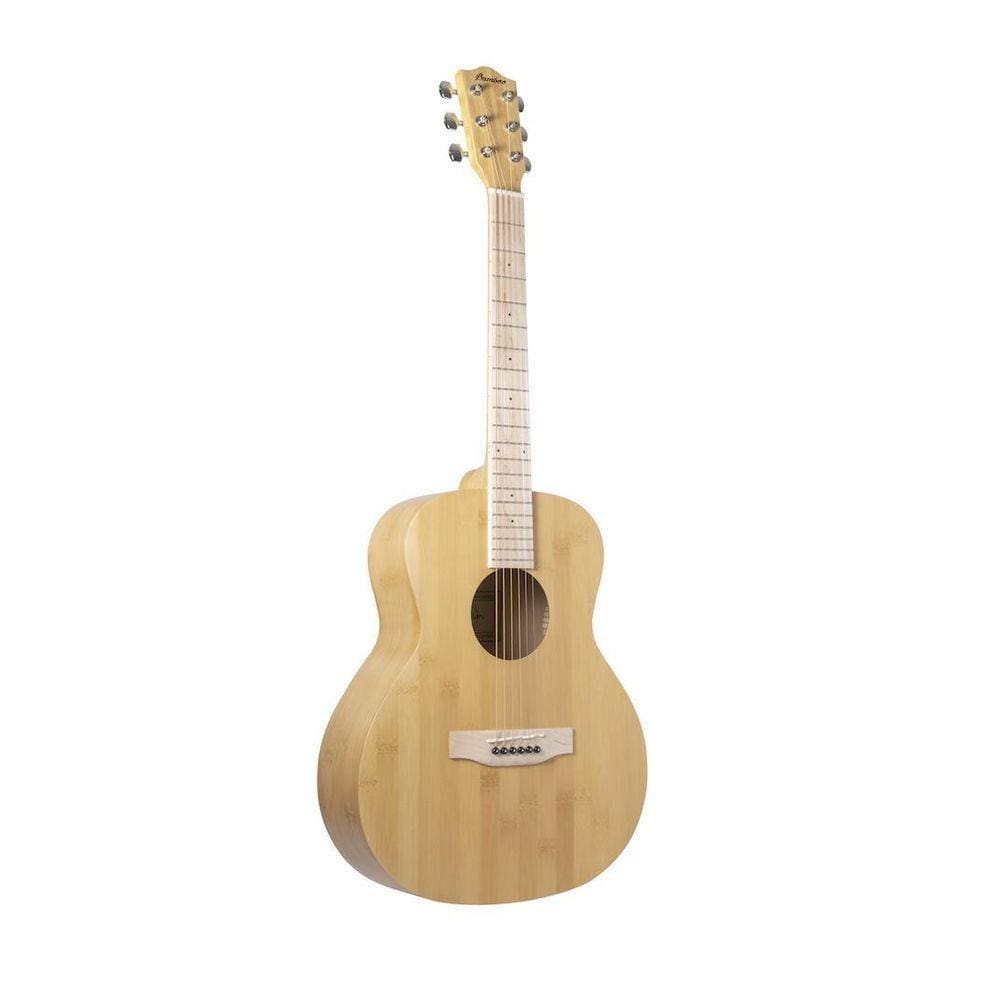 Violão Acústico De Aço Com Madeira Bambu E Cordas D`Addario