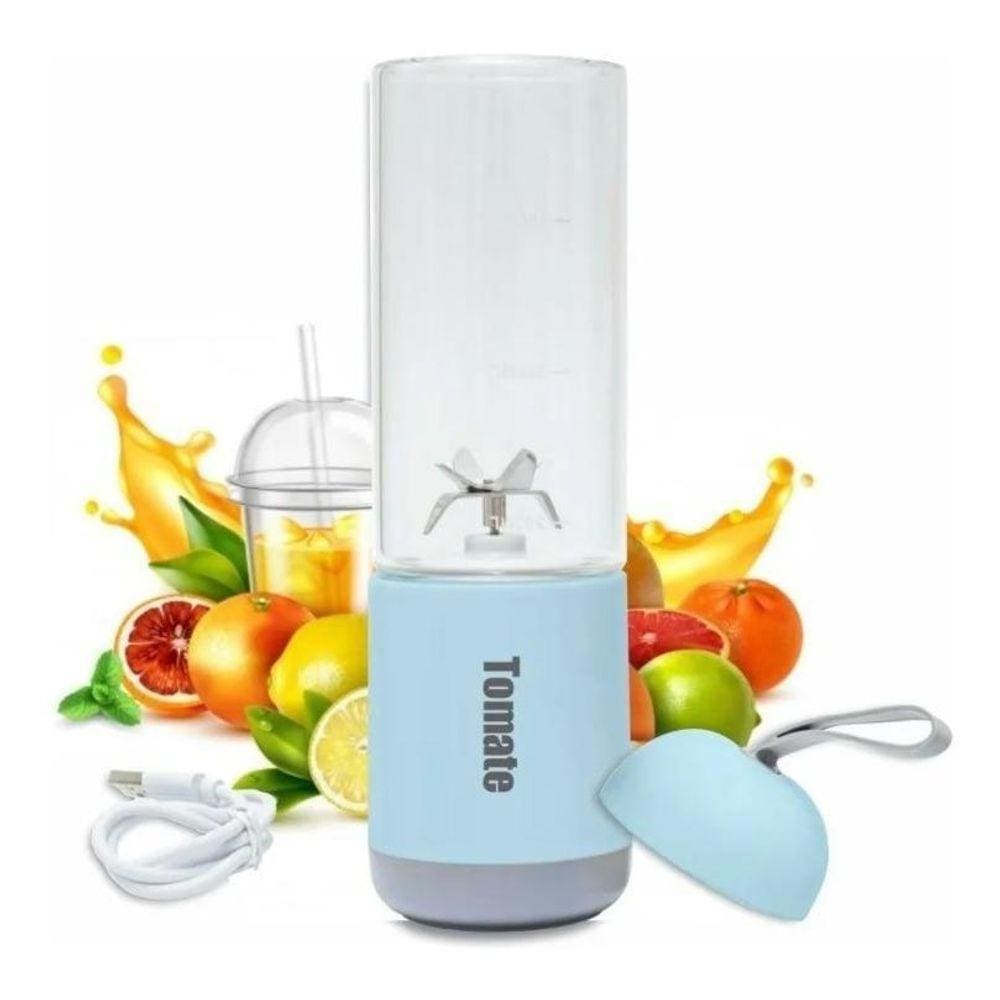 Liquidificador Copo de Vidro 330ml Tomate MAZ-007