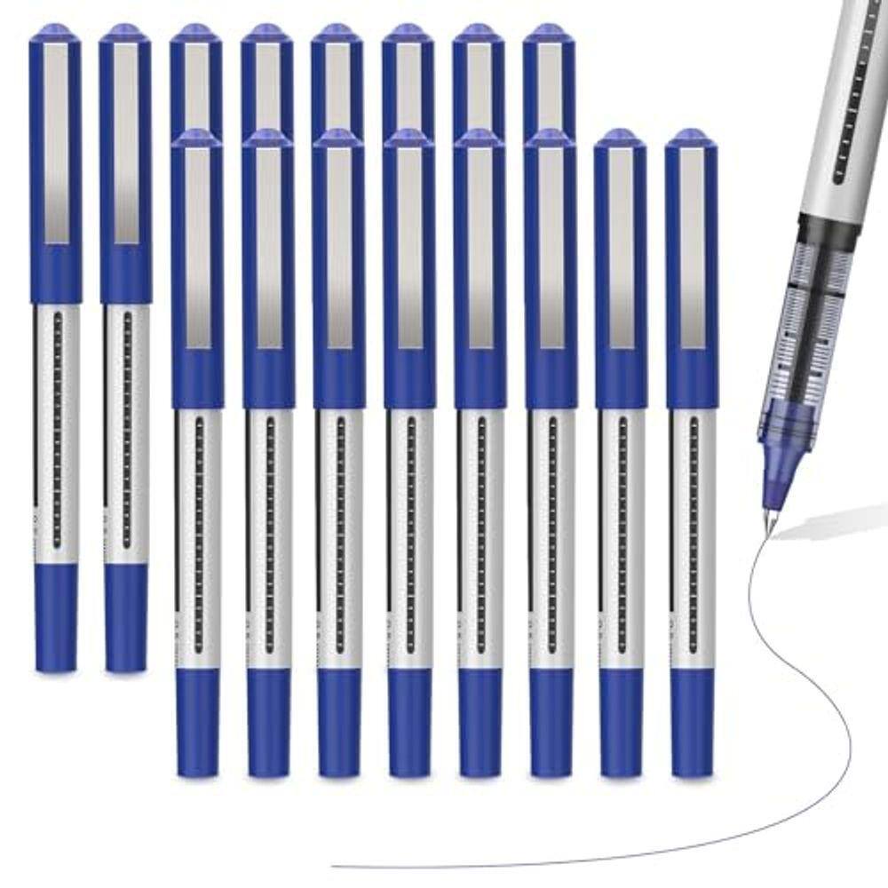 Caneta JOBONUS Rollerball 0,5 mm de tinta de gel líquida azul x16