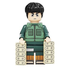 Boneco Blocos De Montar Rock Lee Naruto Mangá
