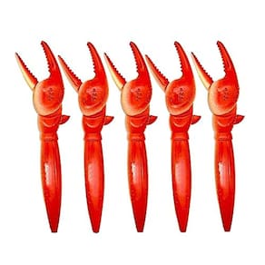 Canetas esferográficas Lopenle Crab Claw Novelty, 6 unidades para crianças