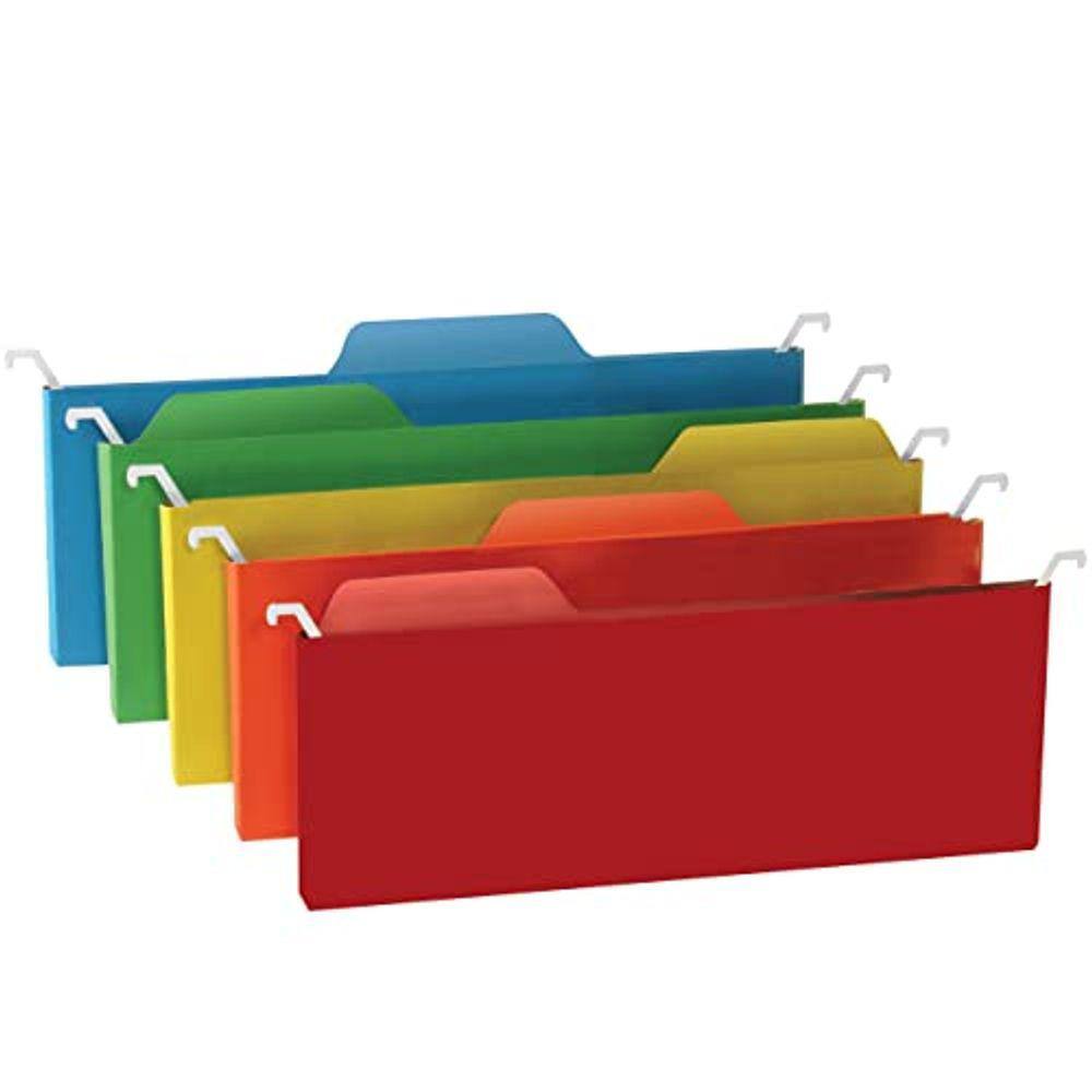 Pastas de arquivos suspensas Find It, pacote pequeno com 6 itens variados