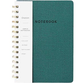 Caderno espiral Oneirom 15,5 x 20,8 cm College Ruled 192 páginas
