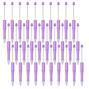 Canetas frisáveis jiebor, plástico roxo, tinta preta, 30 unidades