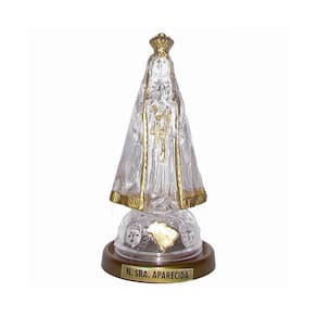Imagem Acrílica Nossa Senhora Aparecida Padroeira Do Brasil