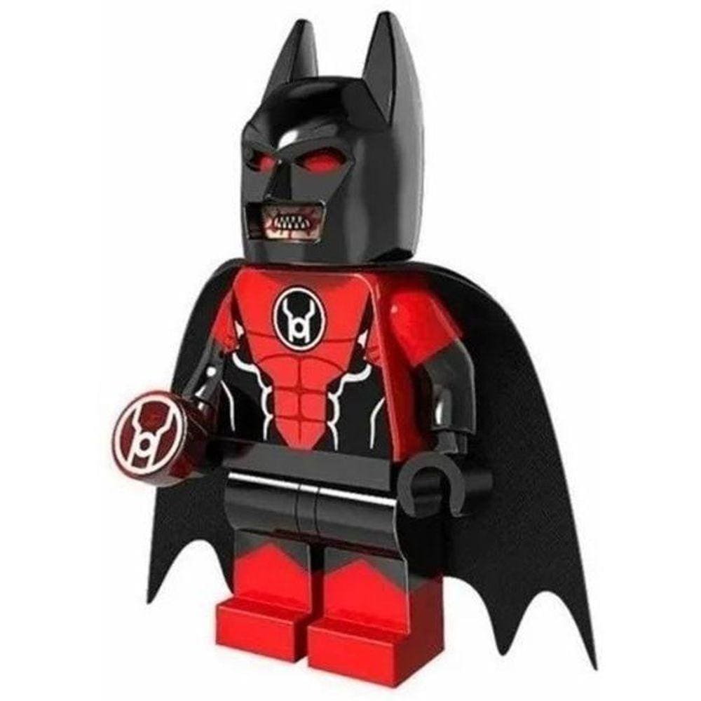 Boneco Blocos De Montar Batman Lanterna Vermelha