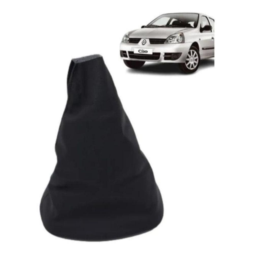 Coifa Câmbio Clio Hatch 2012  2016 Com Base Preta