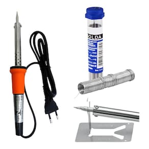 Kit Ferro De Solda Soldar Soldador 60W + Estanho