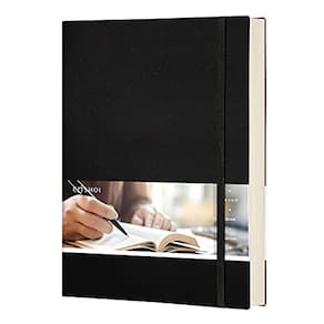 Caderno EMSHOI Dotted Journal Bullet B5 Leather 192 páginas