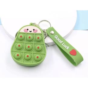 Fidget Toy Melancia Pop It Sensorial Bolsa Chaveiro Pingente