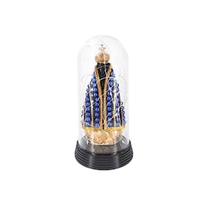 Luminária Imagem Nossa Senhora Aparecida Com Redoma Azul