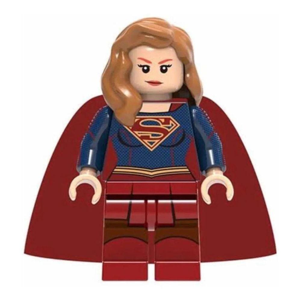 Boneco Blocos De Montar Supergirl Dc