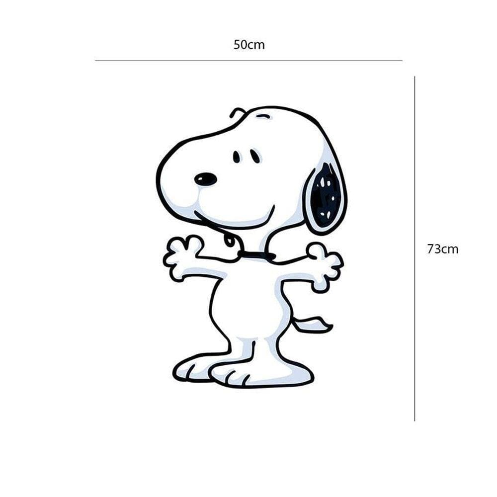 Adesivo Para Porta Snoopy Mod01