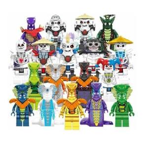 Bonecos Blocos Montar Ninjago Skull Vs Basilisk Monsters 16