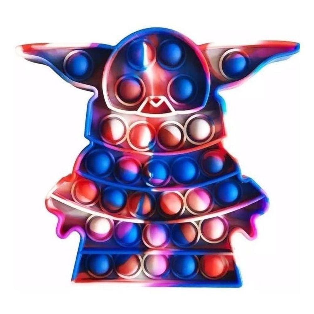 Pop It Fidget Toy Pop Bublle Sensorial Yoda Tie Dye Kids