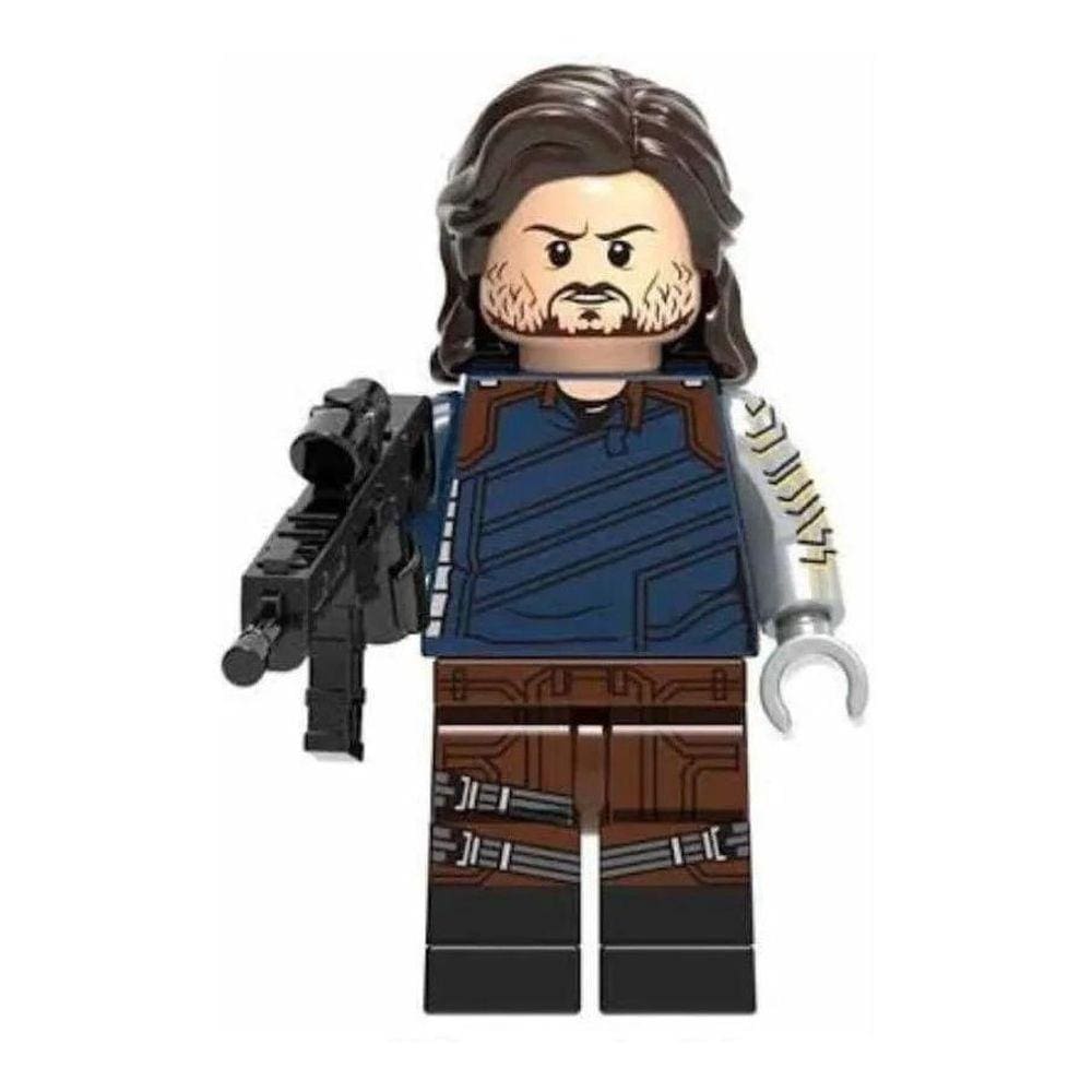 Blocos Montar Soldado Invernal Falcão Capitão America