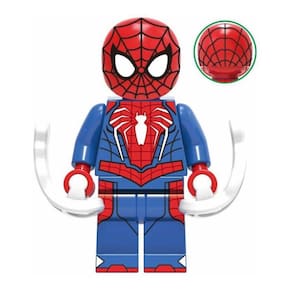 Boneco Blocos De Montar Homem Aranha Traje All New