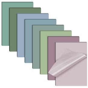 Notas adesivas Yinder Transparent 10x15cm, pacote com 8, 240 folhas