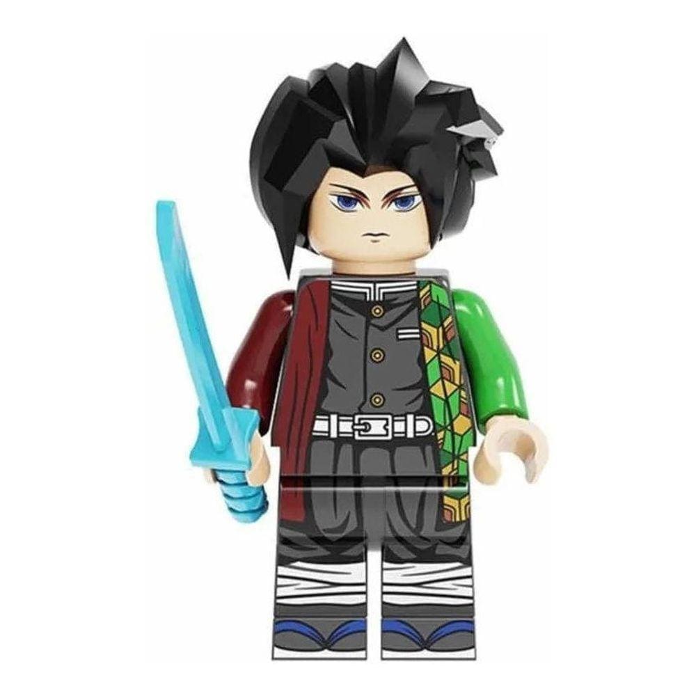 Boneco Blocos De Montar Giyu Tomioka Demon Slayer