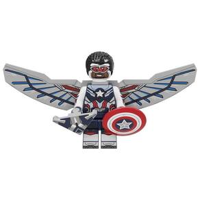 Boneco Bloco De Montar Captain America Falcon/Sam Wilson