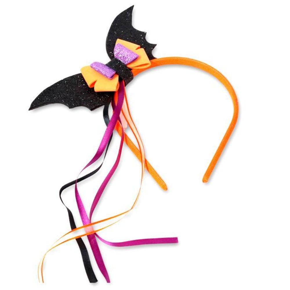 Tiara Morcego com Laço - Acessório Enigmático para Halloween