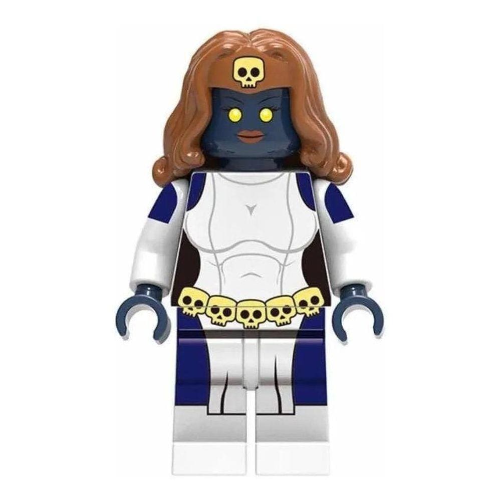 Boneco Blocos De Montar Mística X-Men Marvel