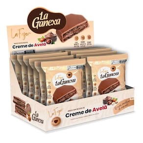 La Fajor Creme De Avelã Com Whey Protein 12X50G La Ganexa