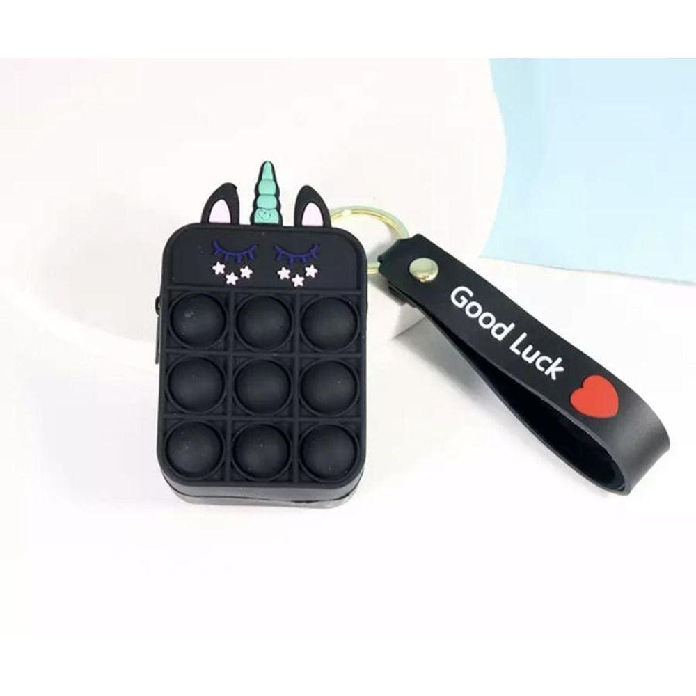 Fidget Unicórnio Bk Pop It Sensorial Bolsa Chaveiro Pingente