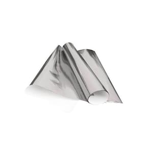 Papel Laminado Prata Prateado 49X59Cm Com 10 Folhas