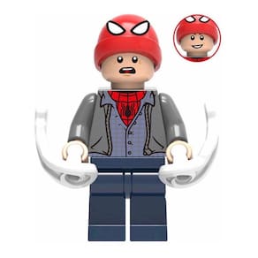 Boneco Blocos De Montar Peter Parker Homem Aranha