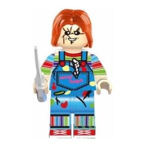 Boneco Blocos De Montar Chucky Brinquedo Assassino