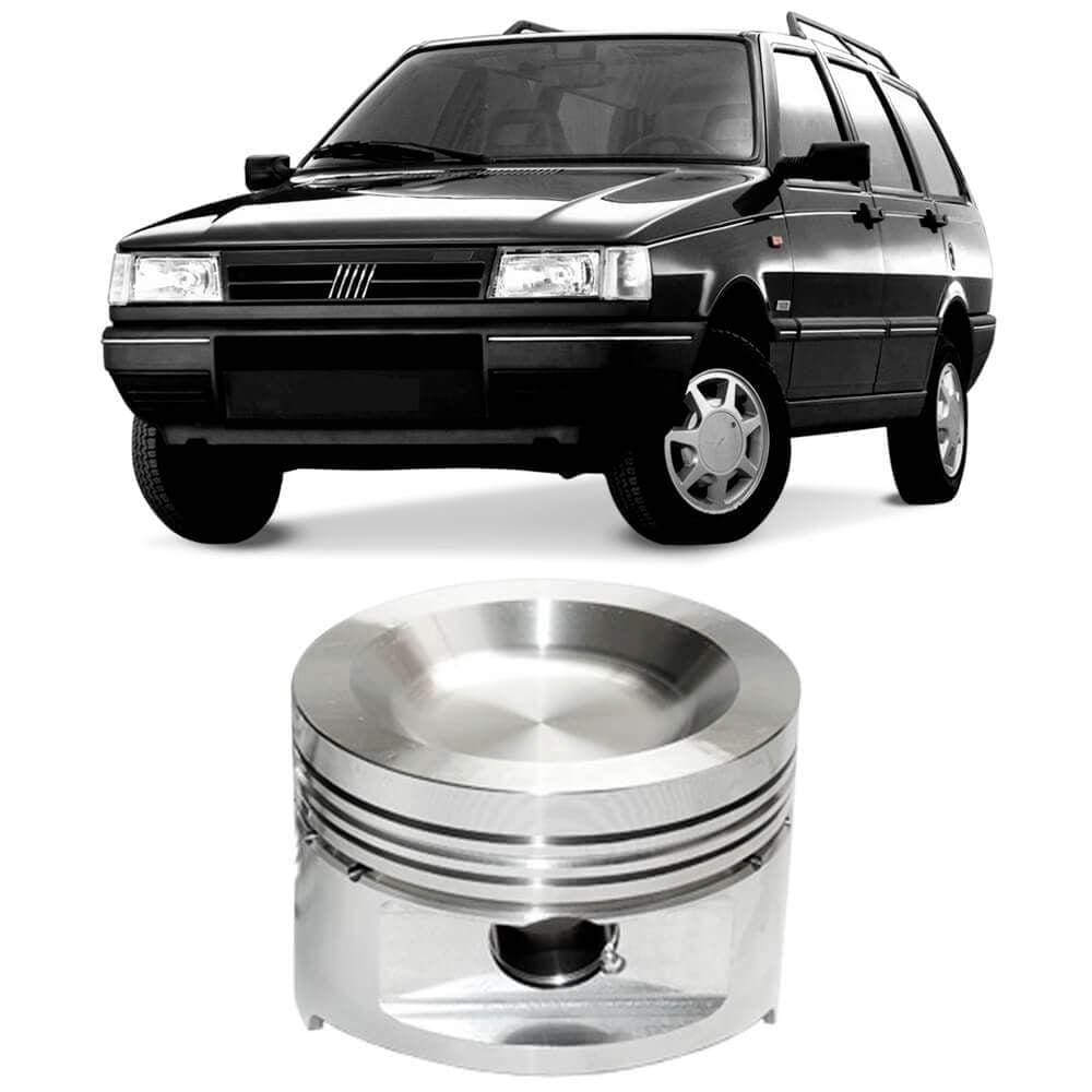 Kit Pistão Motor Fiat Elba 1.3 86 a 90 Metal Leve