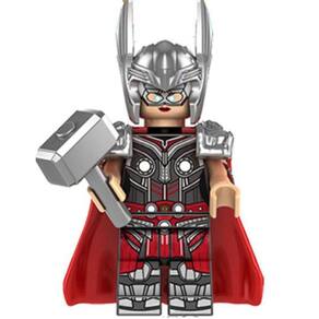Boneco Blocos De Montar Jane Foster Thor Amor E Trovão