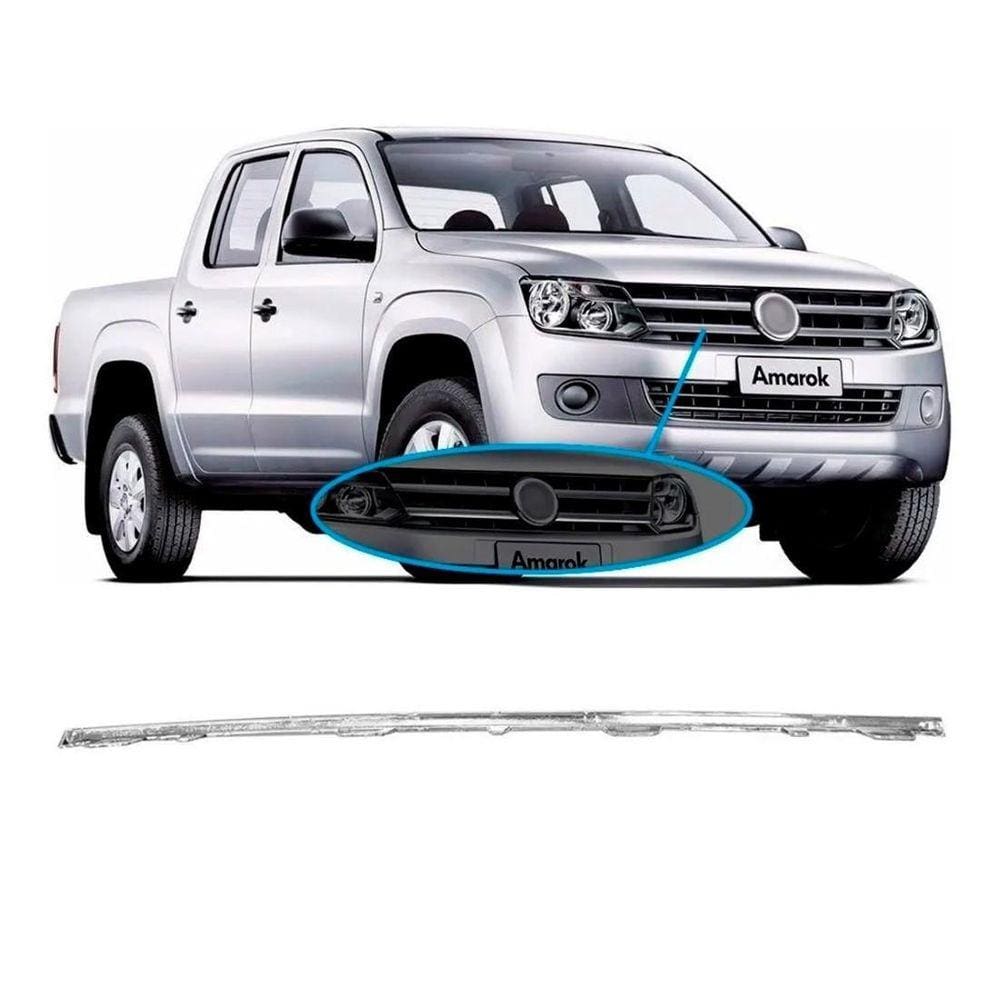 Friso Da Grade Amarok Cromado 2014