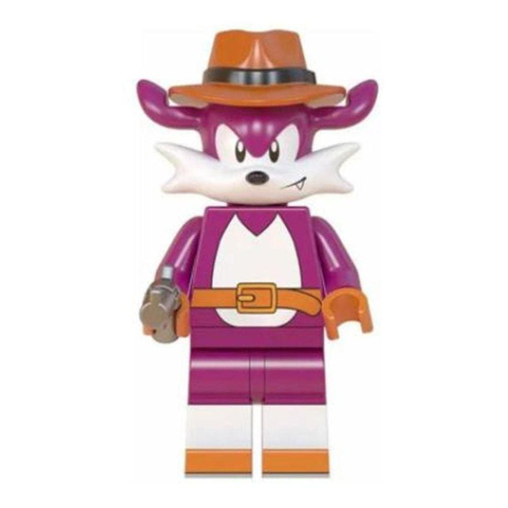 Boneco Blocos De Montar Nack The Weasel Sonic