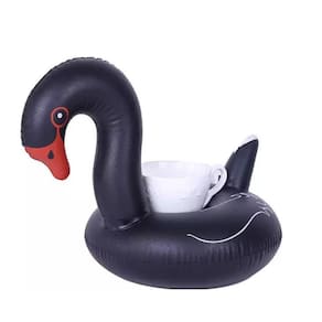 Kit 50 Boias Porta Copo Flamingo Preto Piscina Bo15895