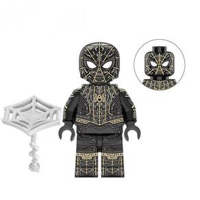 Boneco Blocos De Montar Aranha Sem Volta Pra Casa Black