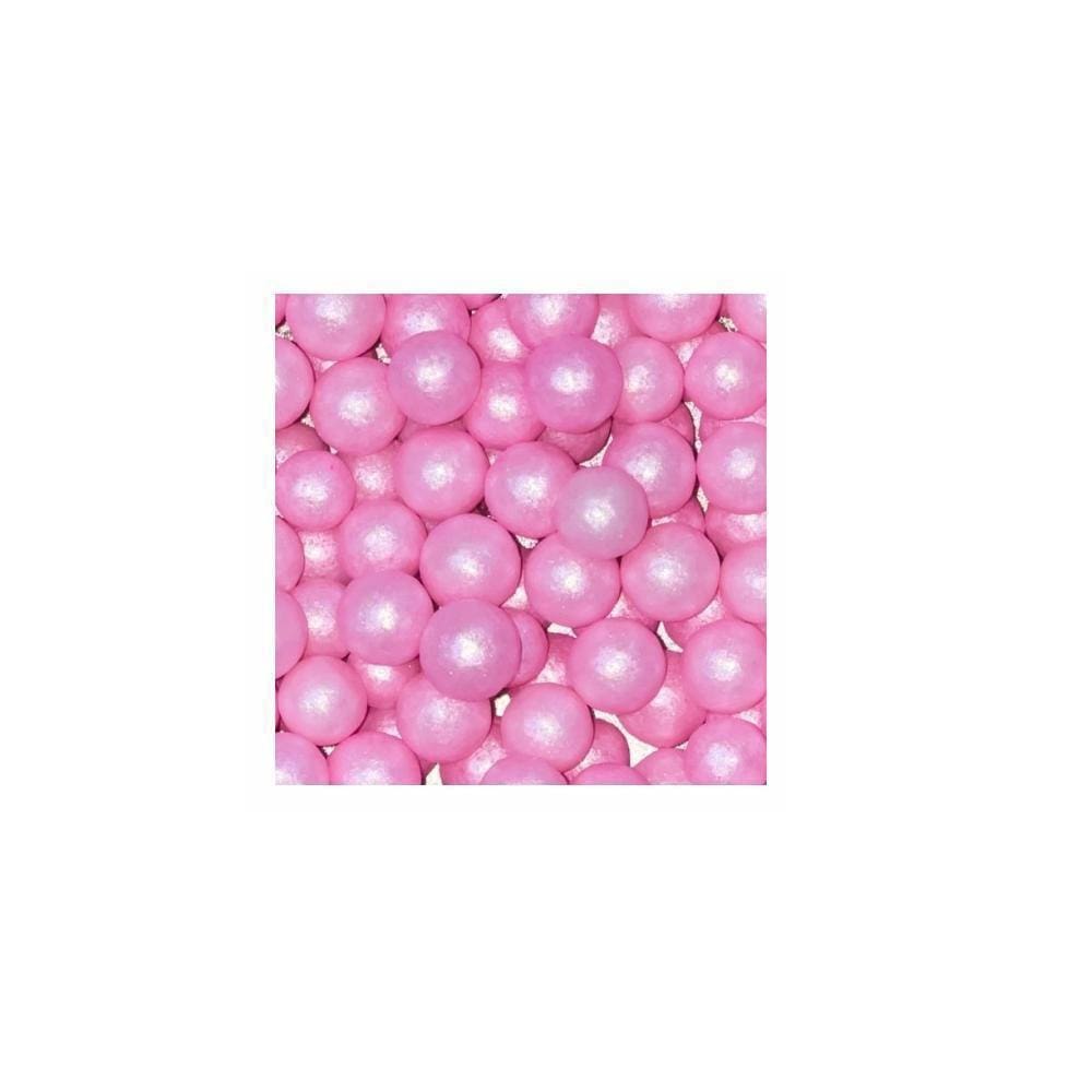 Confeito De Açúcar Sprinkles Pérolas Rosa M 447 Jady