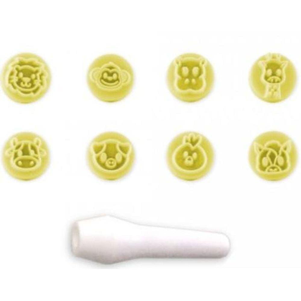 Kit Carimbos Animais Amarelo