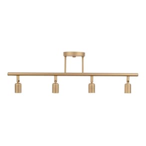 Luminária Articulada Trilho 4 Spot E27 Sala Cozinha Quarto